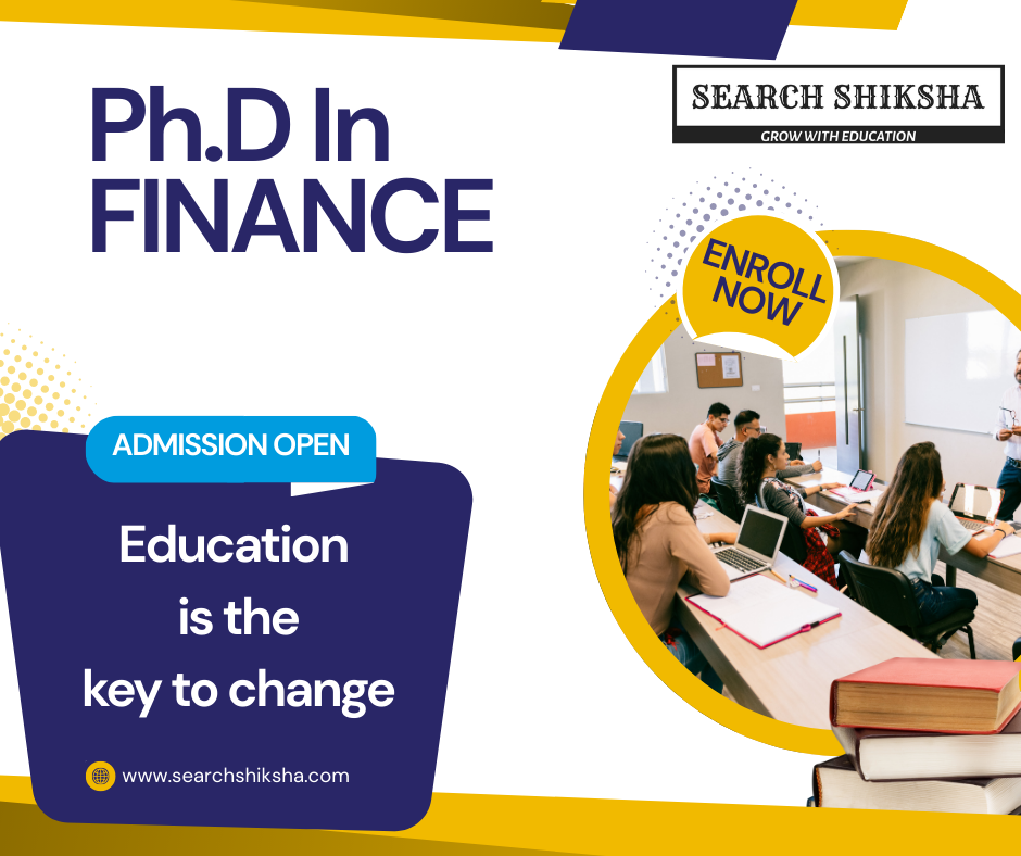 PhD in Finance 2026 Eligibility Admission Syllabus and Career Scope